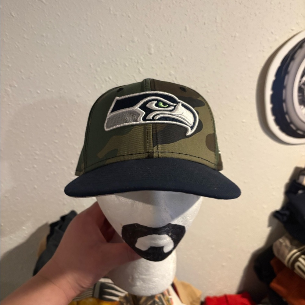 New Era Seattle Seahawks Camo SnapBack hat